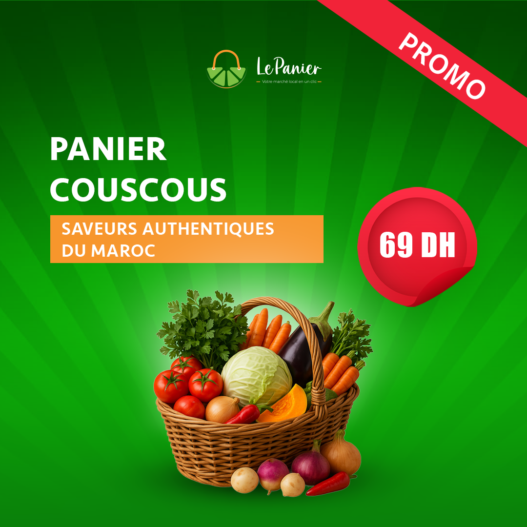 Panier couscous – Saveurs Authentiques du Maroc