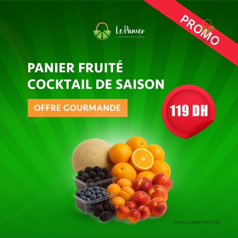 Panier Fruité “Cocktail de Saison”