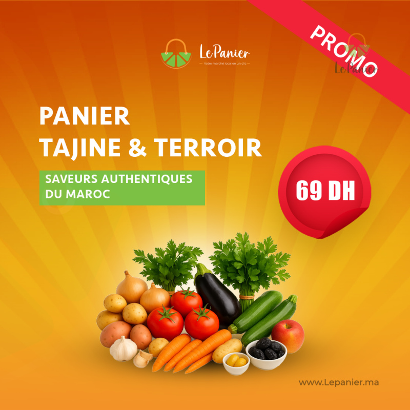 Panier “Tajine & Terroir” – Saveurs Authentiques du Maroc