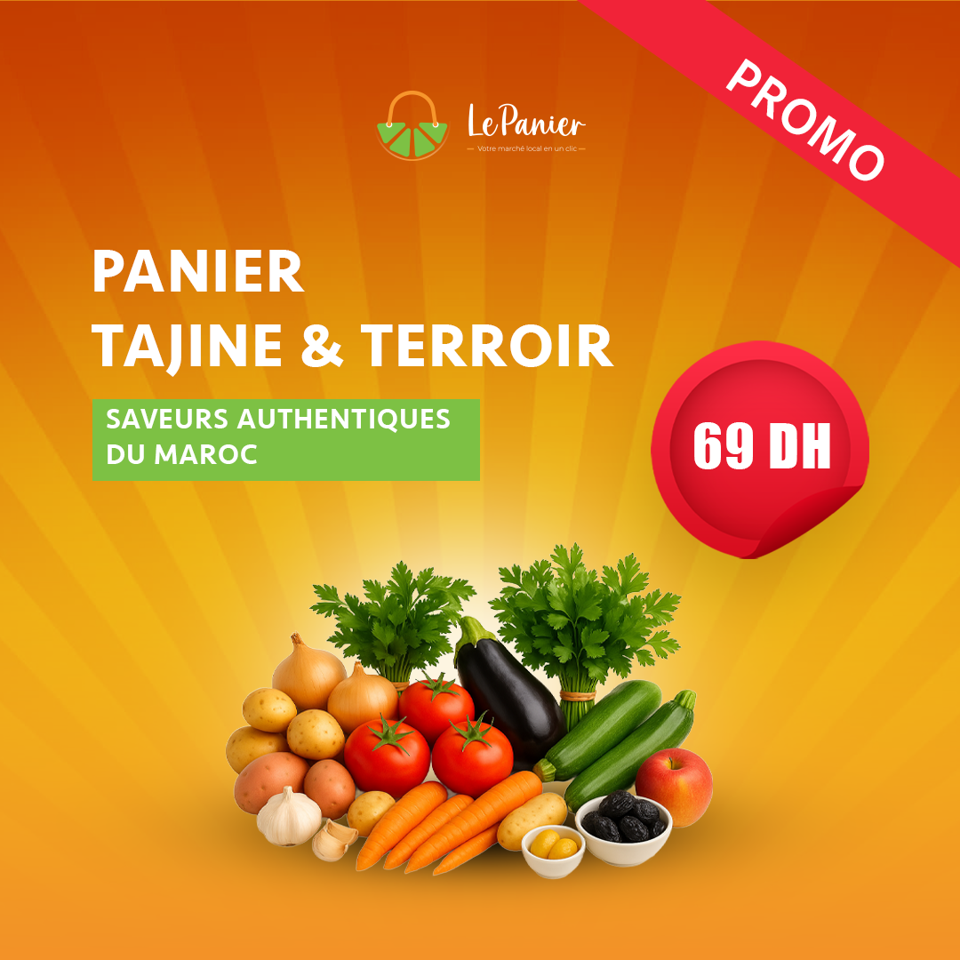 Panier “Tajine & Terroir” – Saveurs Authentiques du Maroc