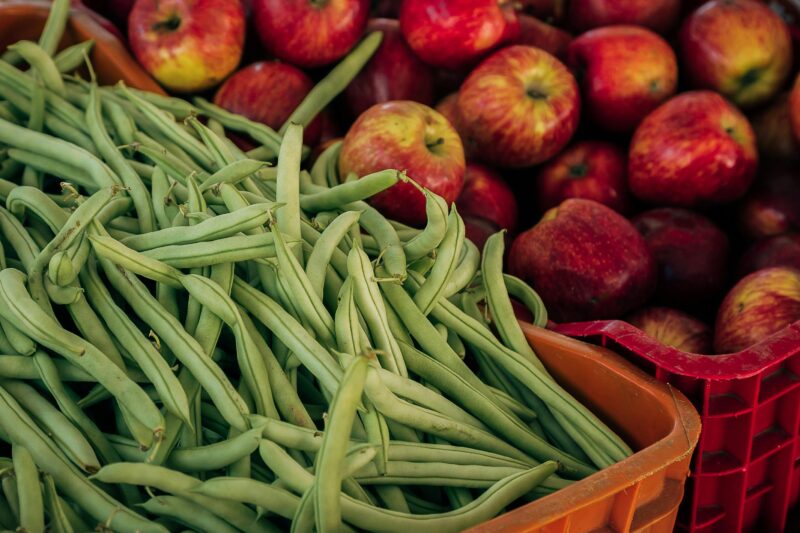 Panier fruits et légumes à Salé