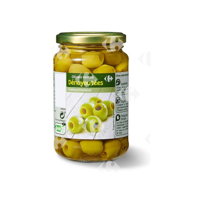 OLIVES VERT DÉNOYAUTÉES 500 GRM - زيتون أخضر منزوع النواة