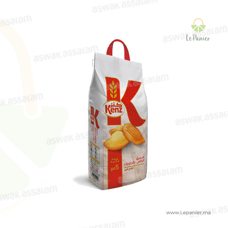 Farine fleur pâtissière 1Kg - KENZ (KG) - دقيق الحلويات 1كغ - كنز